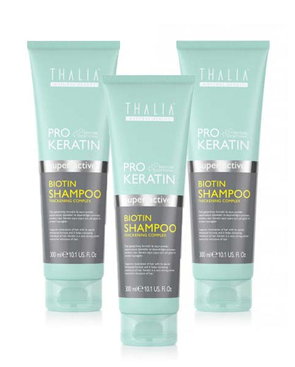 SparSet - 3x PRO-KERATIN Biotin Shampoo à 300ml (=900ml)