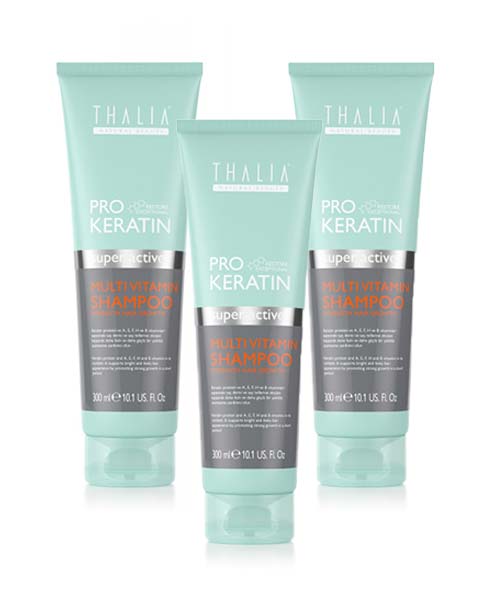 SparSet - 3x PRO-KERATIN Multivitamin Shampoo à 300ml (=900ml)