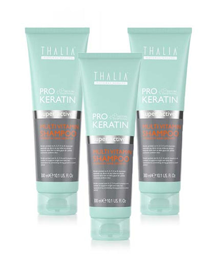 SparSet - 3x PRO-KERATIN Multivitamin Shampoo à 300ml (=900ml)