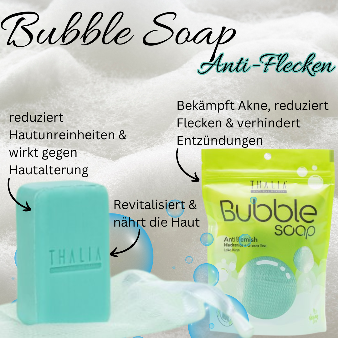 BUBBLE Serum-Seife - Anti-Flecken 140g