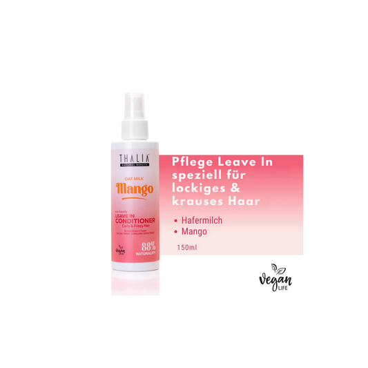 Sugarcane Hafermilch & Mango-Extrakt Leave-In Conditioner - für lockiges & voluminöses Haar 200ml