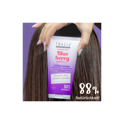 Sugarcane Mandelmilch & Blaubeere-Extrakt Conditioner - für feines & glattes Haar 150ml