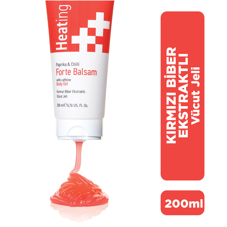 Paprika & Chilli Massagegel/ Forte Balm 200ml