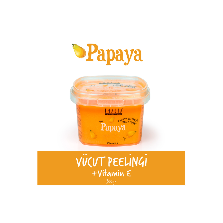 Cocktail Körperpeeling mit Papayaduft 300g