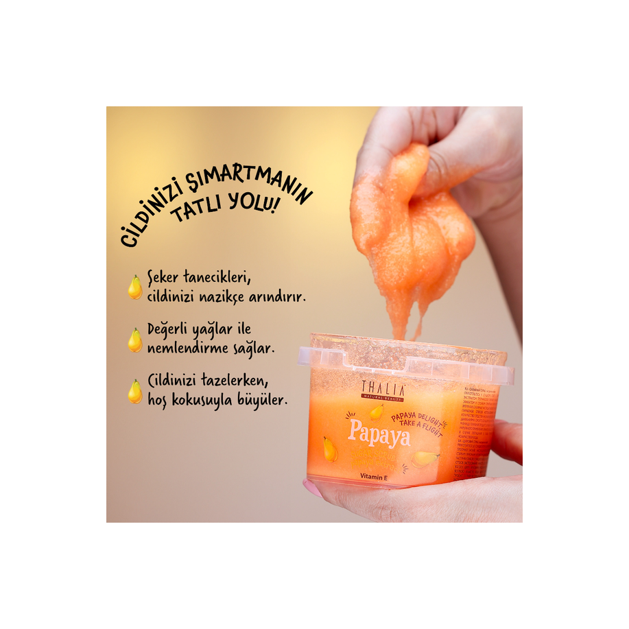 Cocktail Körperpeeling mit Papayaduft 300g