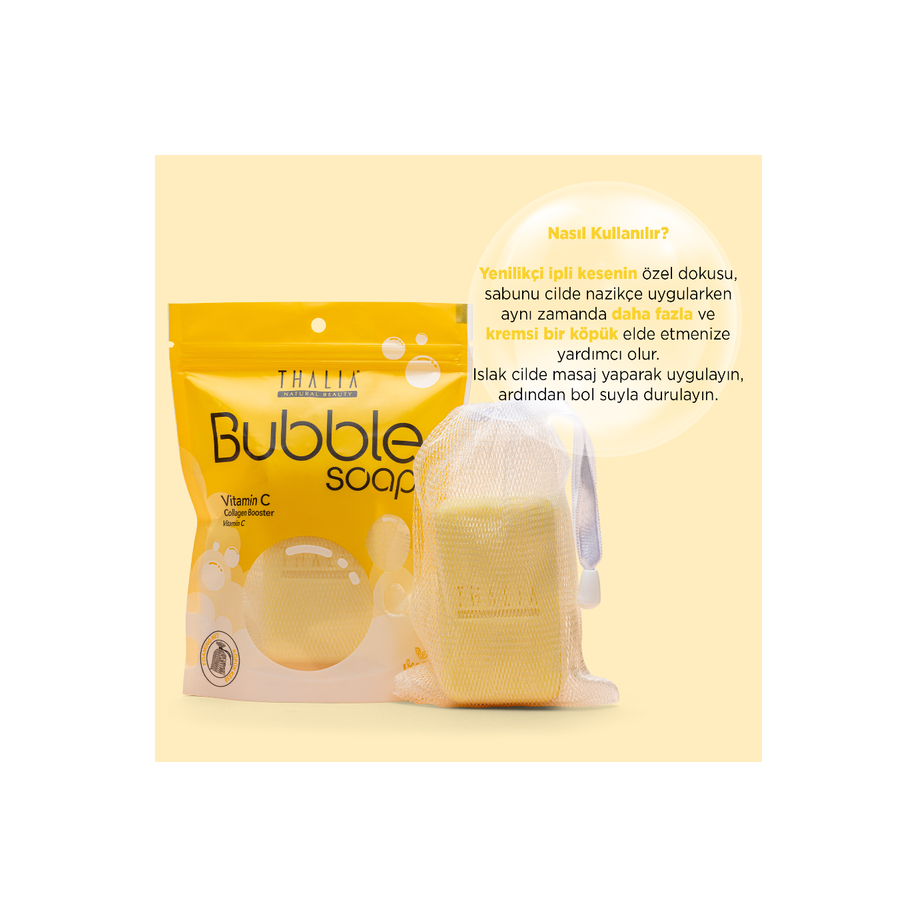 BUBBLE Serum-Seife - Vitamin & Kollagen 140g