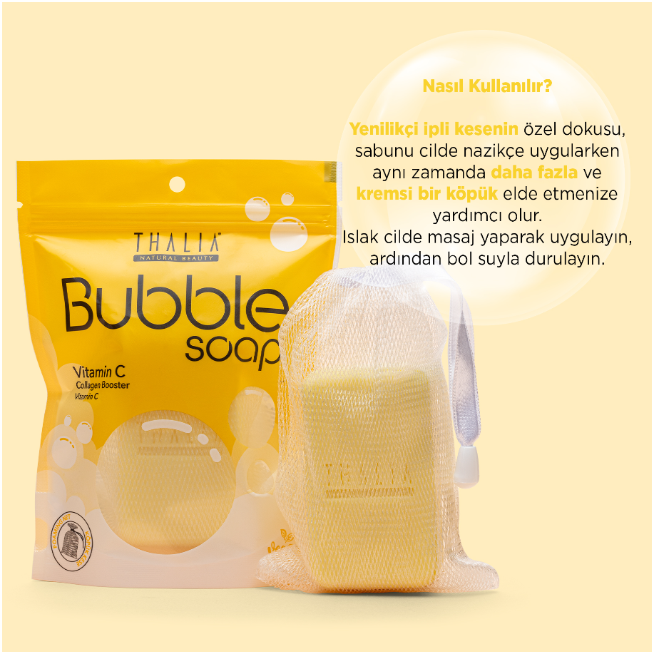 BUBBLE Serum-Seife - Vitamin & Kollagen 140g