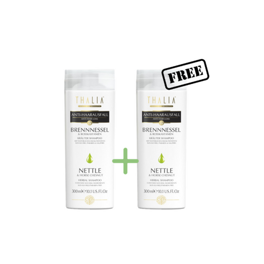 1 +1 Gratis! Brennnessel & Rosskastanien Shampoo à 300ml