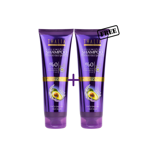 1+1 Gratis! Avocado 3D Volumen Shampoo gegen fettigen Haare