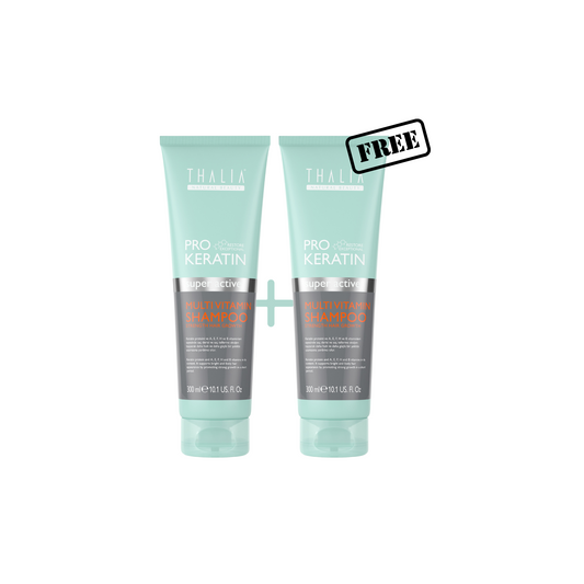 1 +1 Gratis! PRO-KERATIN Multivitamin Shampoo à 300ml