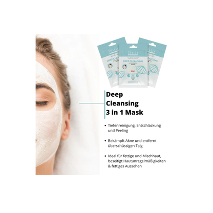 SparSet - 3x Acne Removal 3 in 1 Gesichtsmaske mit Peeling-Effekt à 15ml (=45ml)
