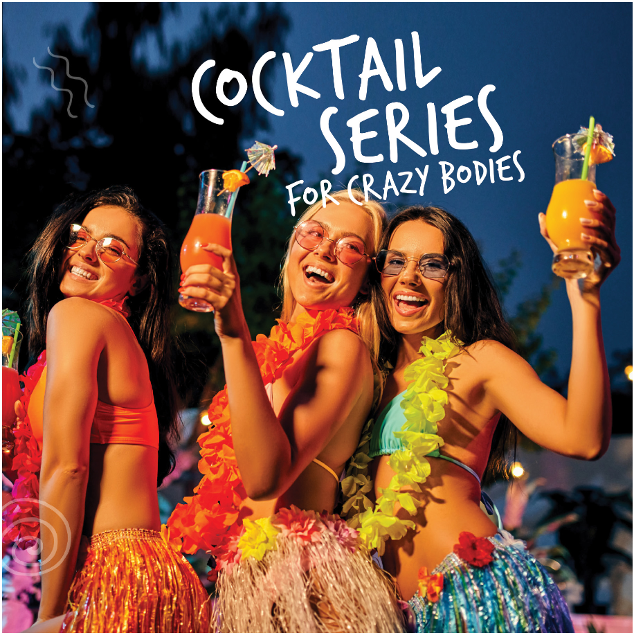 Cocktail Körperpeeling & Duschgel - Apfel