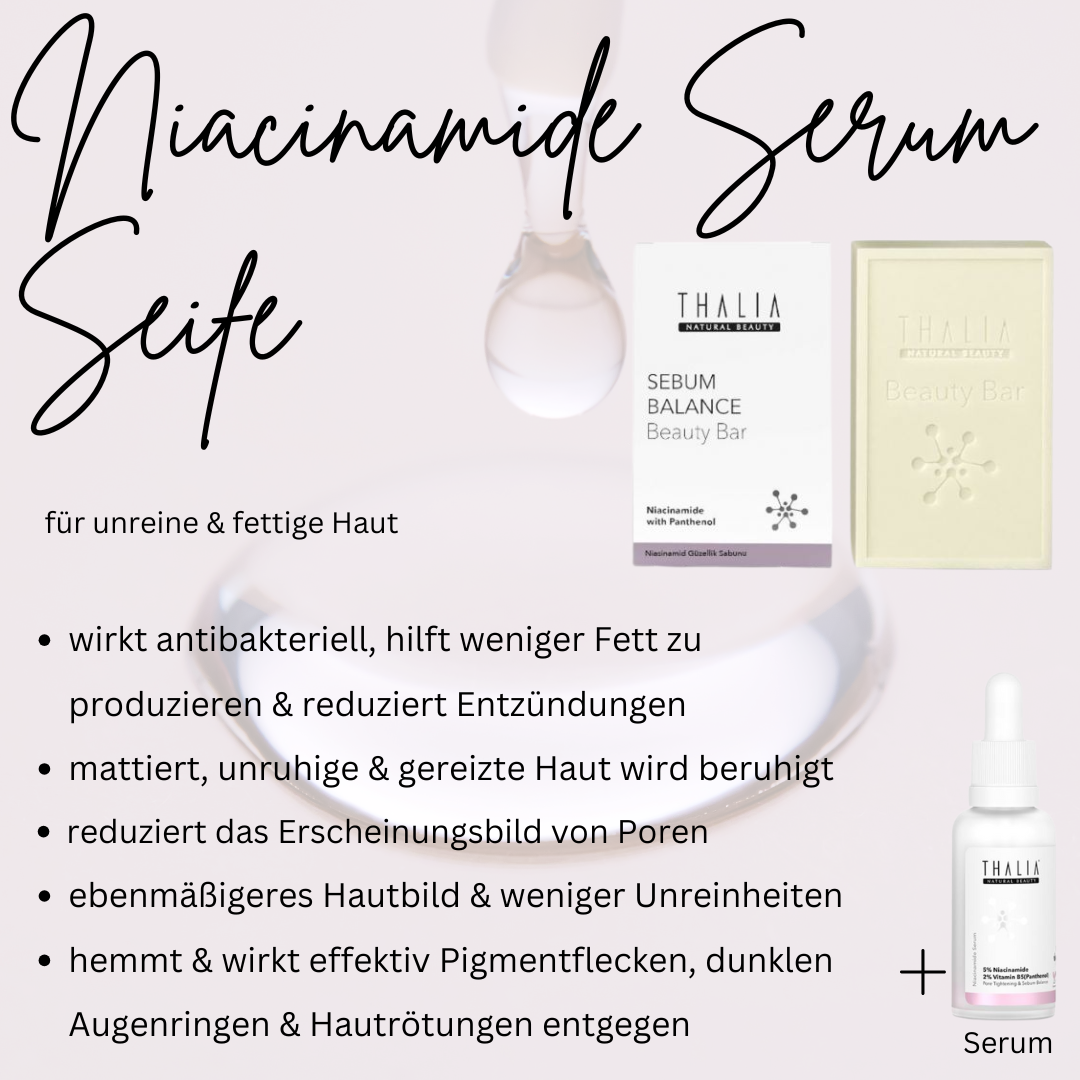 Niacinamide (Sebum Balance) Serum-Seife 110g