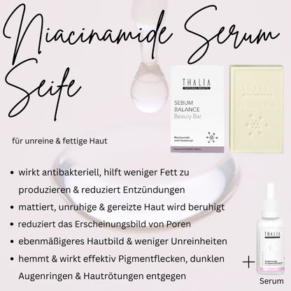 Niacinamide (Sebum Balance) Serum-Seife 110g