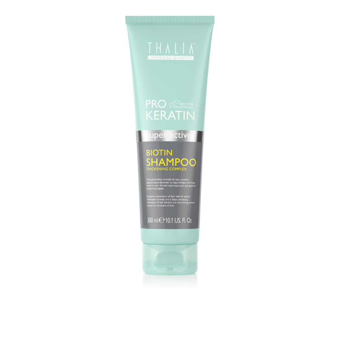 PRO-KERATIN Biotin Shampoo 300ml - stärkende und glättende Wirkung