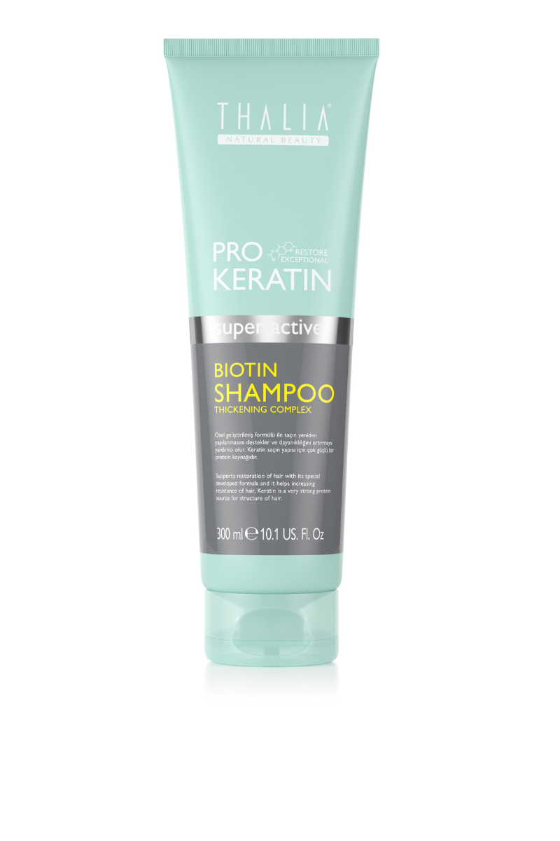 PRO-KERATIN Biotin Shampoo 300ml - stärkende und glättende Wirkung