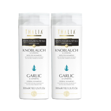 SparSet - 2x Knoblauch & Ginseng Shampoo à 300ml (=600ml)