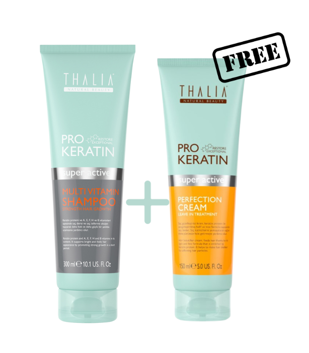 PRO-KERATIN Multivitamin Shampoo + Perfection Creme (Leave-In)