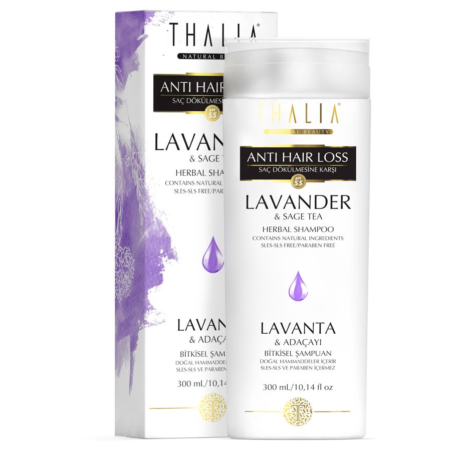 Lavendel & Salbei Shampoo 300ml - gegen fettige Haare