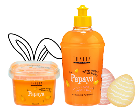 Cocktail Körperpeeling & Duschgel - Papaya
