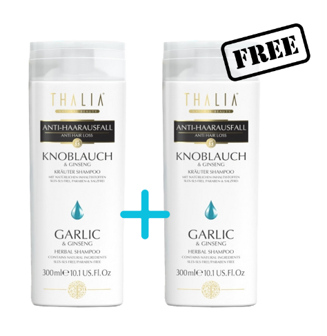 1+1 Gratis! Knoblauch & Ginseng Shampoo à 300ml