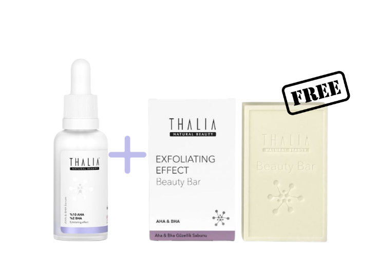 Peeling-Effekt (AHA & BHA) Serum + Seife